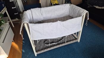 Bedside crib / Co-sleeper with mattress & bumper (Free / Bortskänkes)