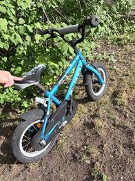 Cykel utan trampor skänkes