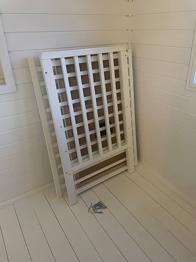 IKEA spjälsäng vit