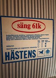 Hästens madrass bortskänkes