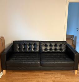 Lädersoffa bortskänkes