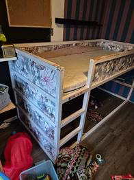 IKEA Kura loftsäng med stege