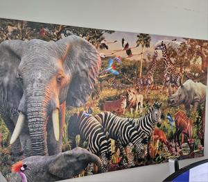 Djurtavla 120x200 cm bortskänkes