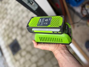 Greenworks 24 v batteri bortskänkes
