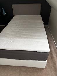 IKEA TUDDAL 120 x 200 bäddmadrass vit 2 st skänkes