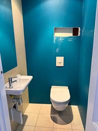 Bortskänkes, badrumsinredning.