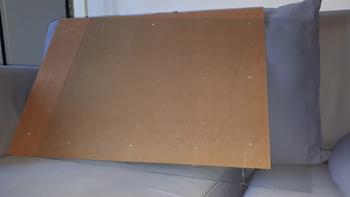 Gratis skiva i glas från ram 70x50cm.