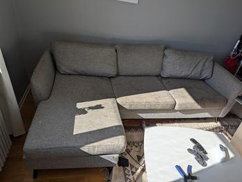 soffa bortskänkes