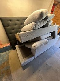 Soffa divan skänkes