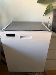 Cylinda underbyggd diskmaskin vit