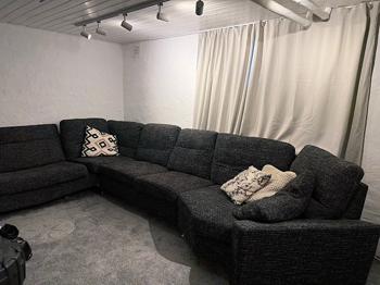 Hörnsoffa bortskänkes