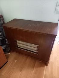 Äldre radiogrammofon