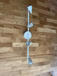 Taklampa med 4 spots