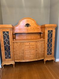 Serveringsskåp/vitrinskåp 40-tal