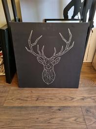 IKEA Tavla med motiv hjorthuvud