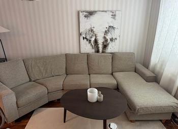 Soffa i toppenskick.