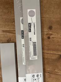 IKEA Lerhyttan golvsockel grå för kökstomme