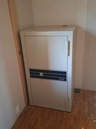 Kassaskåp borskänkes mot hämtning
