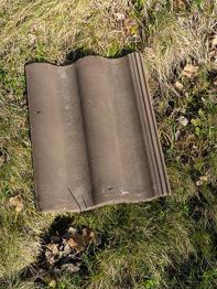 Skandia takpannor betong bruna