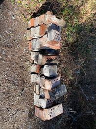 BORTSKÄNKES delar från skorsten