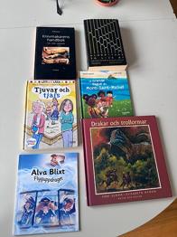 Blandande böcker bortskänkes