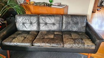 Skinnsoffa bortskänkes