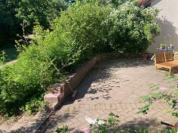 Betongmur bortskänkes