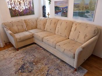 HÖRNSOFFA BORTSKÄNKES MOT AVHÄMTNING