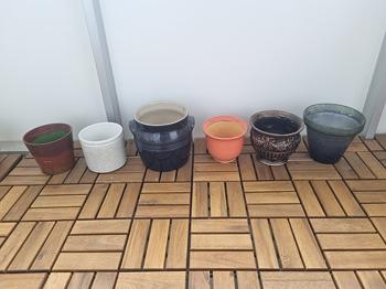 Diverse krukor bortskänkes