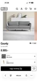 Bortskänkes - soffa Mio county 2,5-sist