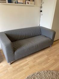 Klippan 2-sittssoffa, vissle grå