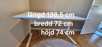 Bortskänkes skrivbord