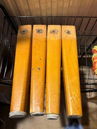 DUX, äldre sängben trä, 50-60-tal.