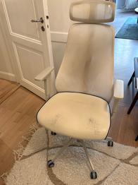 Vit skrivbordsstol ikea Bortskänkes mot upphämtning