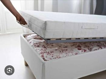 2 sängstommar med förvaring