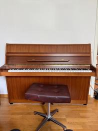 Zimmermann akustiskt piano brun