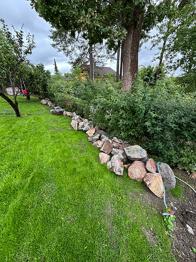 Stenblock / sprängsten för mur eller trädgård