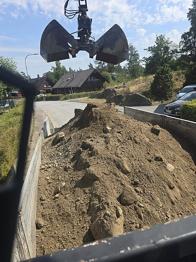 Fyllnadsmassor bortskänkes