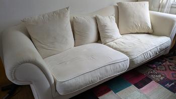 Gedigen skön soffa Bortskänkes