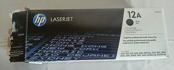 Två oanvända tonerkassetter till HP Laserjet