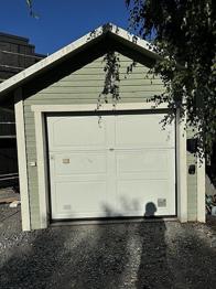 Isolerat garage bortskänkes