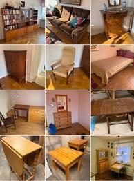 Diverse möbler ur bohag bortskänkes.