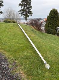 Flaggstång 9m skänkes