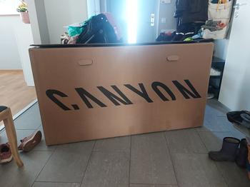 Bortskänkes cykelkartong/cykellåda