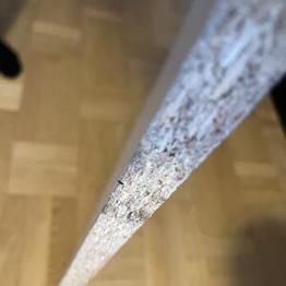 Skrivbord skiva Melltorp och två ben Adils IKEA