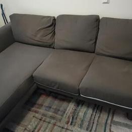 Tre-sitsig soffa med divan