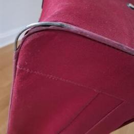 XL resväska i tyg använt skick