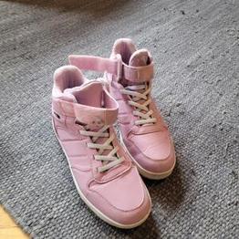 Rosa sport/sommarskor med hög skaft