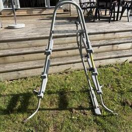 Stege till ovanjord pool
