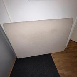 Sänggavel (Beige, 180x125 cm)